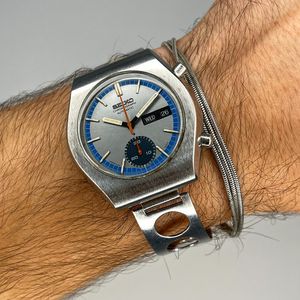SEIKO Quartz 7T92-0NW0 chronograph #1ACF3 VERYGOOD