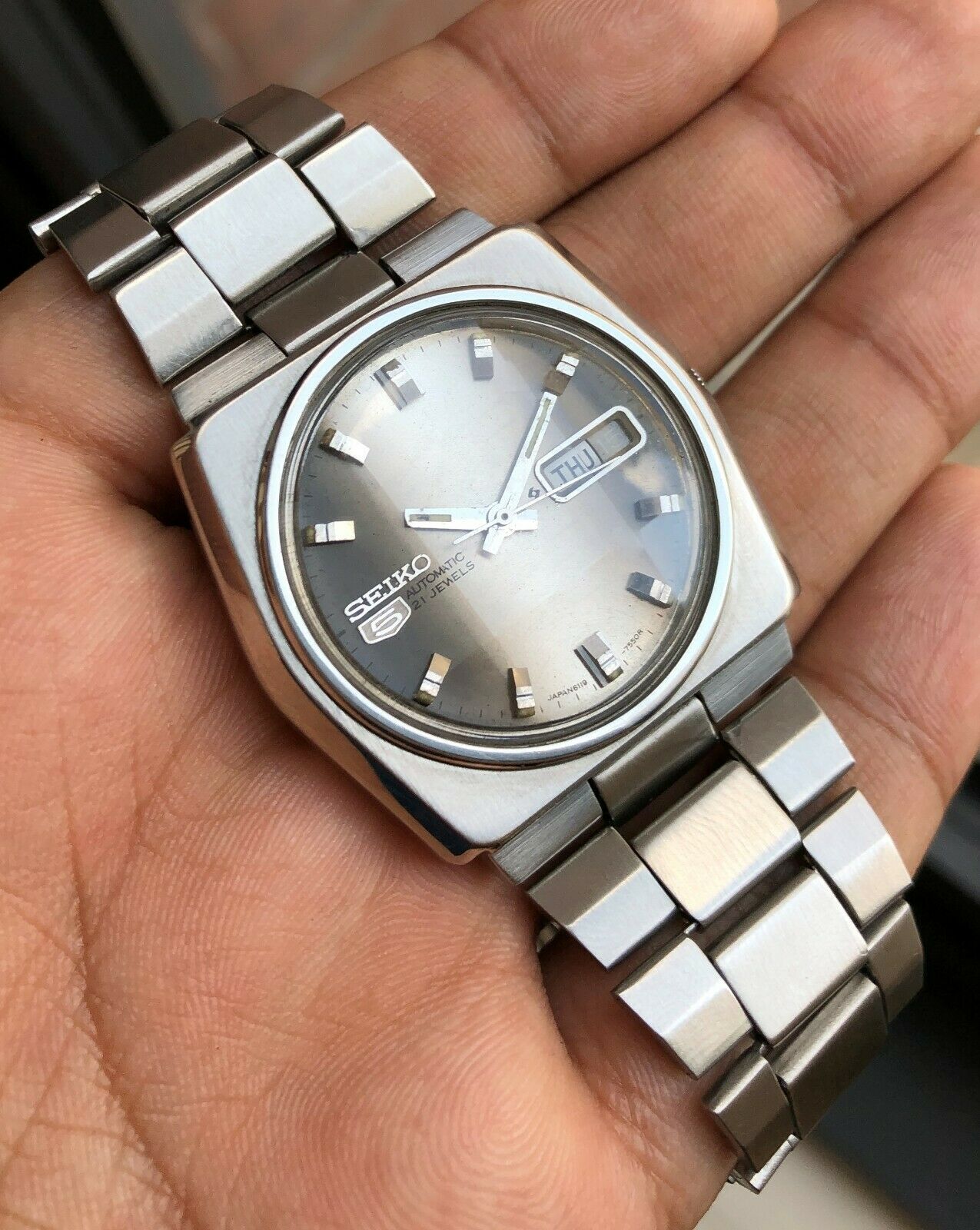 Seiko 6119-7510 SERVICED Faceted Crystal Retro Ultra RARE Vintage Automatic  1975 | WatchCharts
