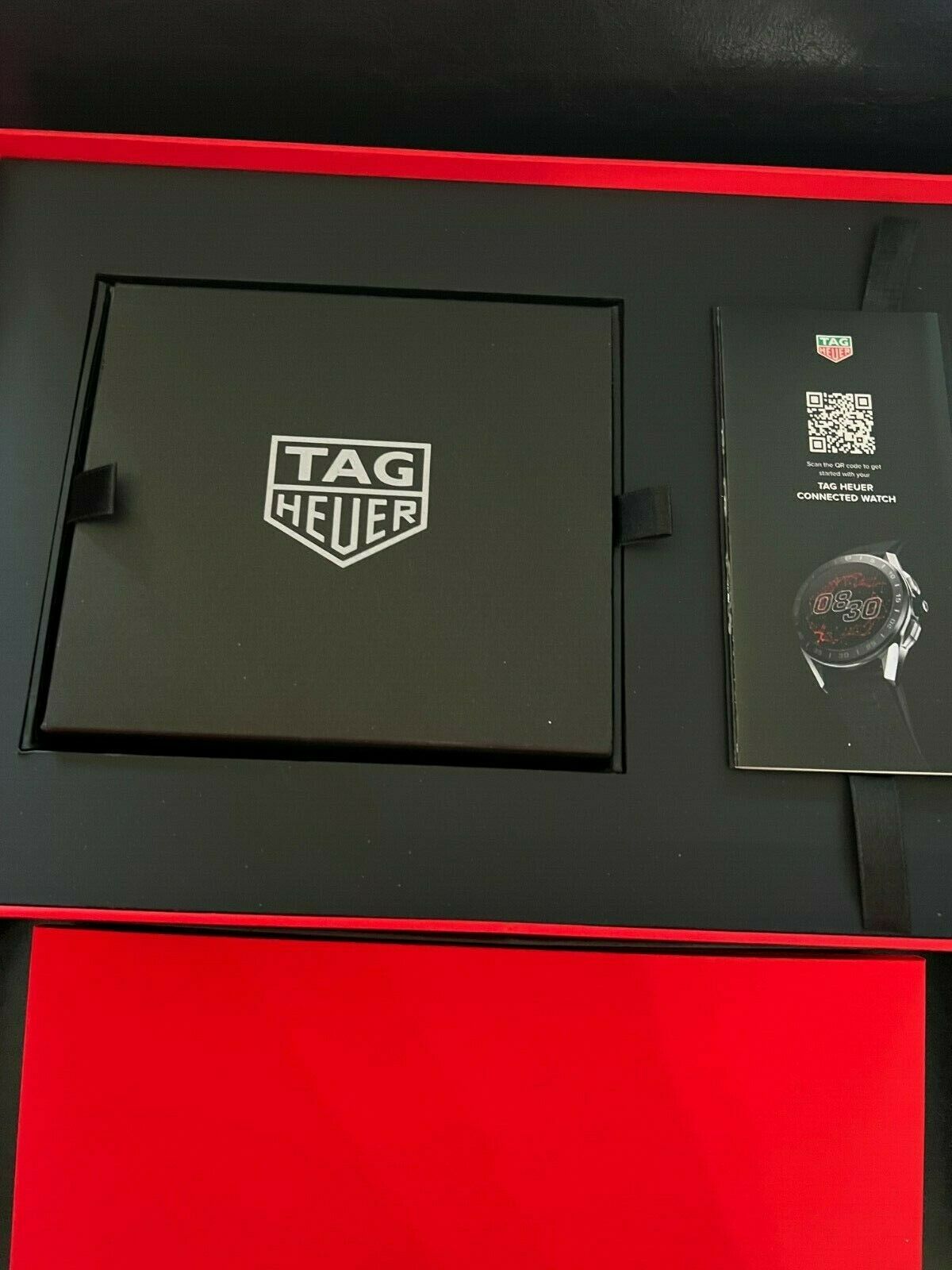 TAG Heuer Connected Bright Black - Titanium Case 45 mm - Black Strap -  SBG8A83.BT6254