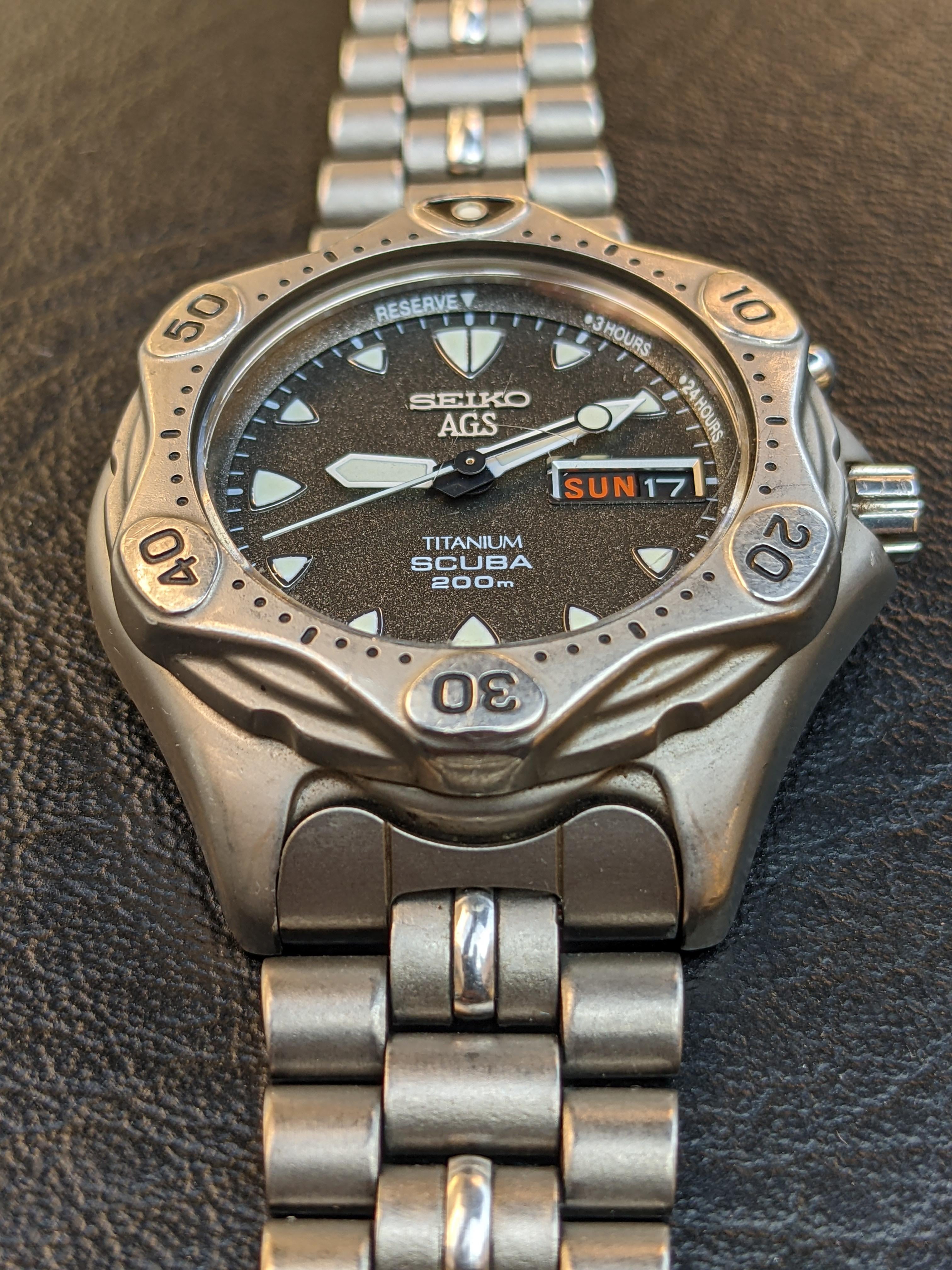 WTS] Seiko AGS Diver AKA Starfish 5M23-7A30 in Titanium 200m for