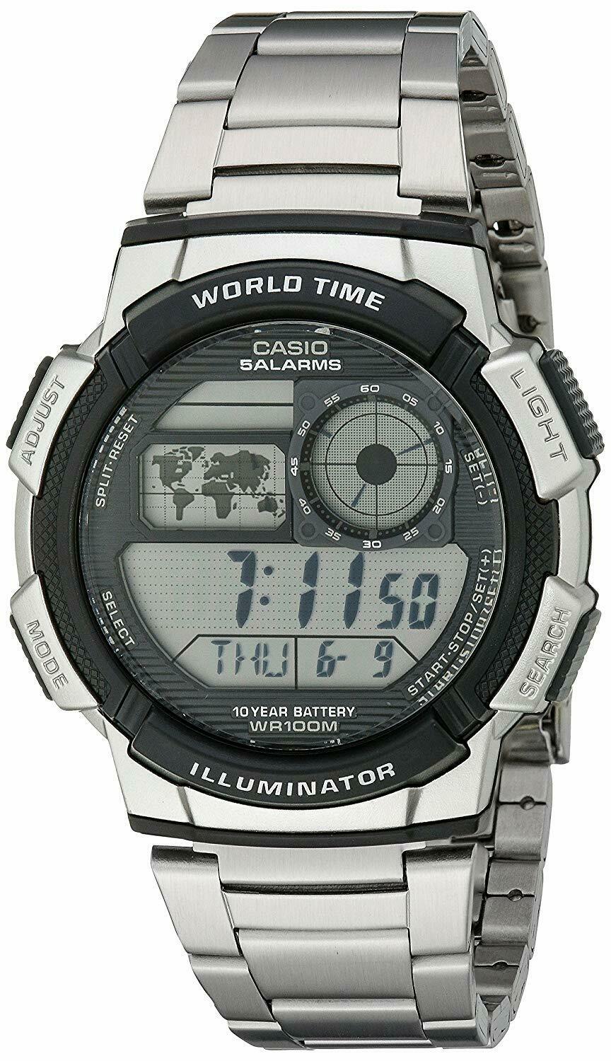 casio 5 alarms wr100m price