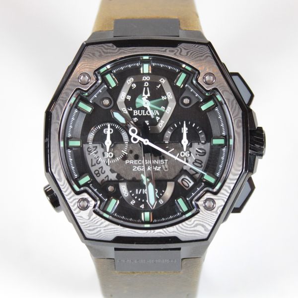 Mens Bulova Precisionist 10th Anniversary Special Edition 98B355 quartz ...