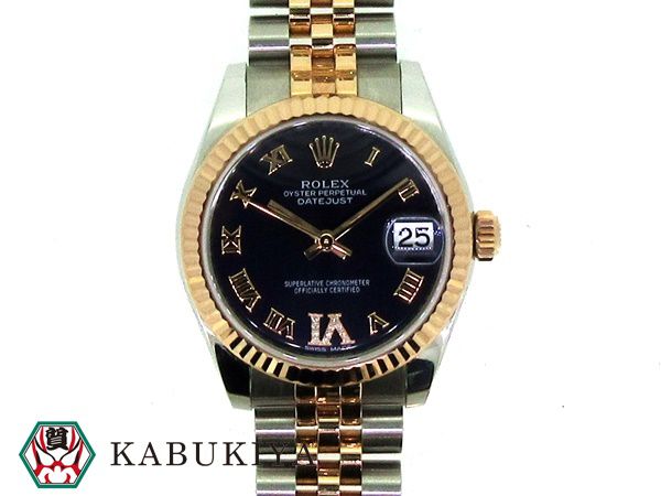 ROLEX Rolex Datejust 31 Purple Diamond 178271 Automatic Manual Winding ...