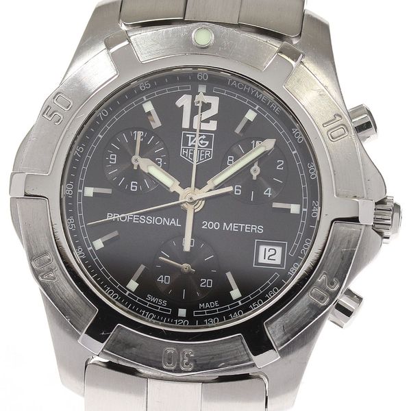 Montre TAG Heuer Exclusive 2000 CN1110 - Chronographe Quartz, Acier, étanche 200m, Occasion Vérifiée