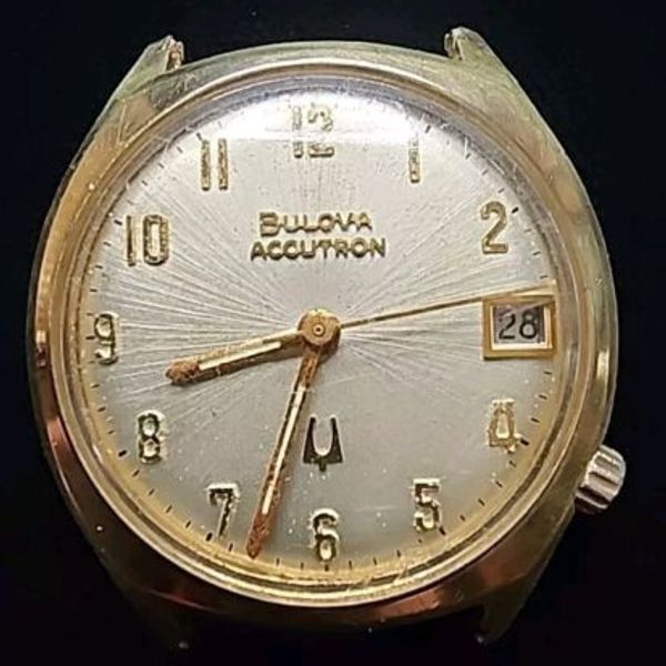 Verre De Montre Bulova Accutron Vintage - 33,8 Mm - Modèle 336AP #43 - Acrylique