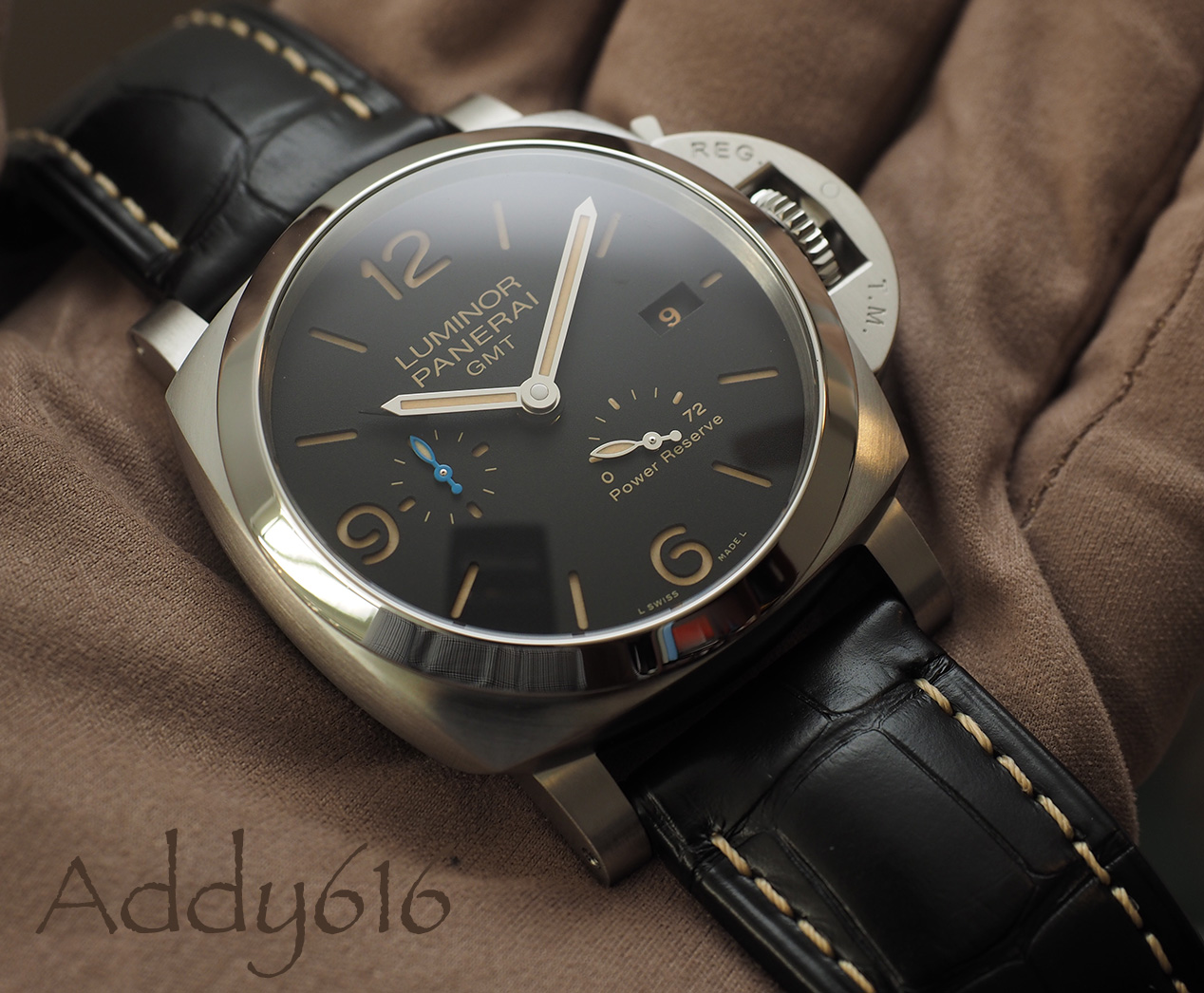 FS BNIB Panerai 1321 LUMINOR GMT POWER RESERVE 44MM PAM01321