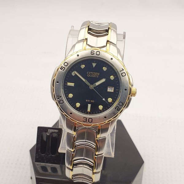 VINTAGE CITIZEN QUARTZ 2510-S003482 WATCH DATE INDICATOR JAPAN MOV'T ...