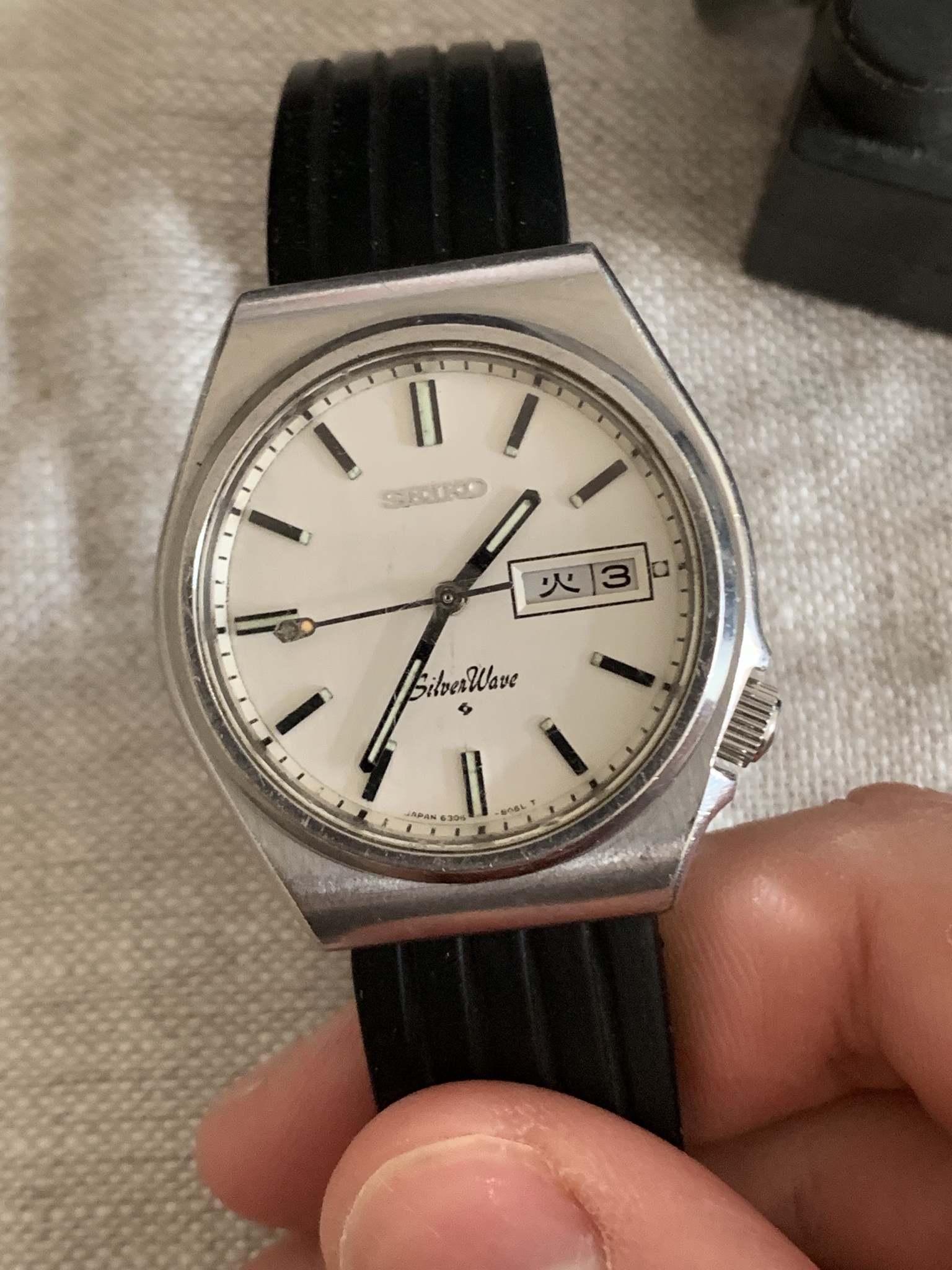 SEIKO SilverWave クォーツ腕時計ヴィンテージ稼働品希少