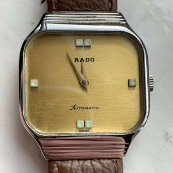 Mens Vintage 1960s Rado Automatic Watch 17 Jewels Swiss 631.7913.2 ...