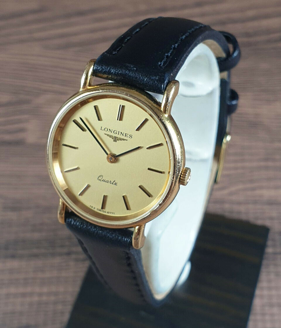 Longines 153 6771 Quartz Gold Plated L153.2 6 Jewels Womens