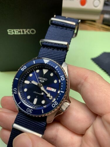 Seiko SRPD87 Blue Dial Seiko 5 WatchCharts Marketplace