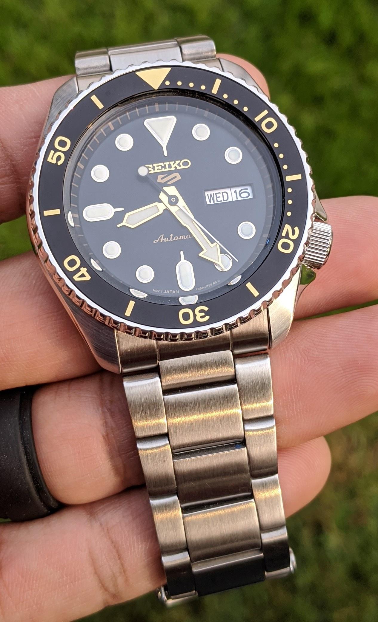 Seiko gilt dial sale