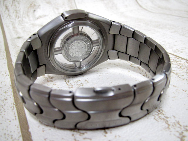 CITIZEN Titanium Eco-Drive Vitro Skeleton dual cystal B080-H26833
