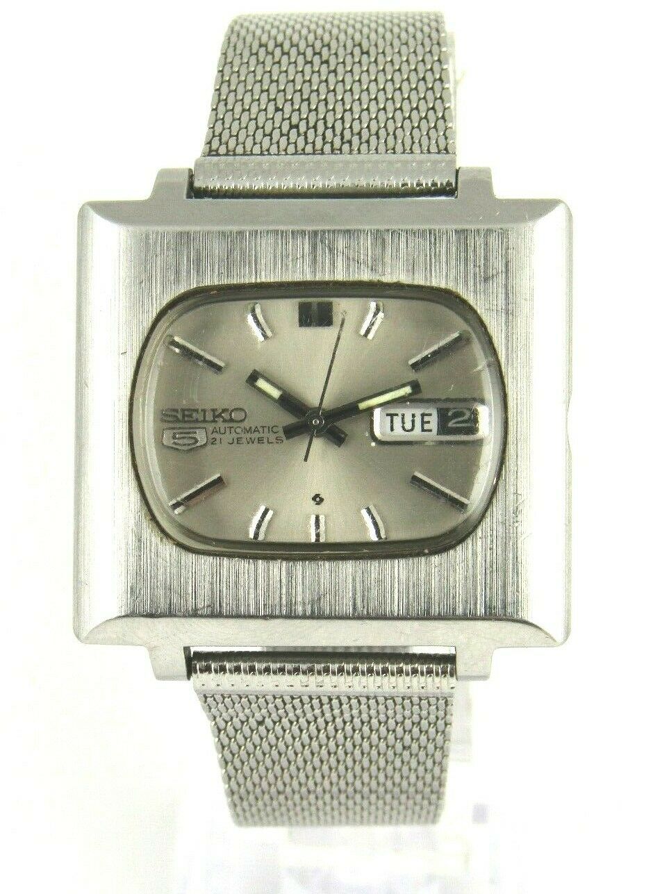 Rare Vintage SEIKO 5 TV 6119-5400 Stainless Steel Men's Automatic Watch |  WatchCharts