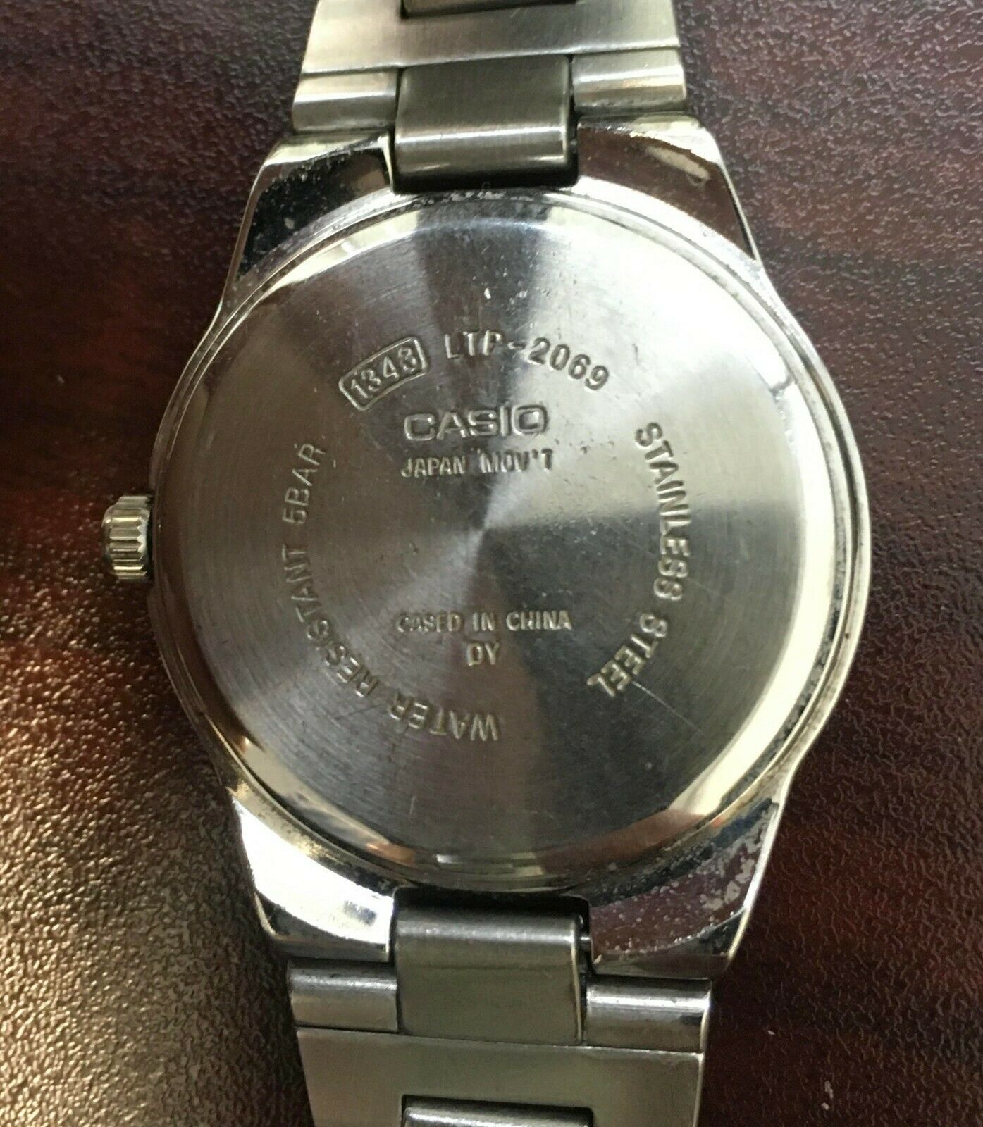 Casio LTP-2069 (1343) Ladies Triple Date Stainless Steel Watch New