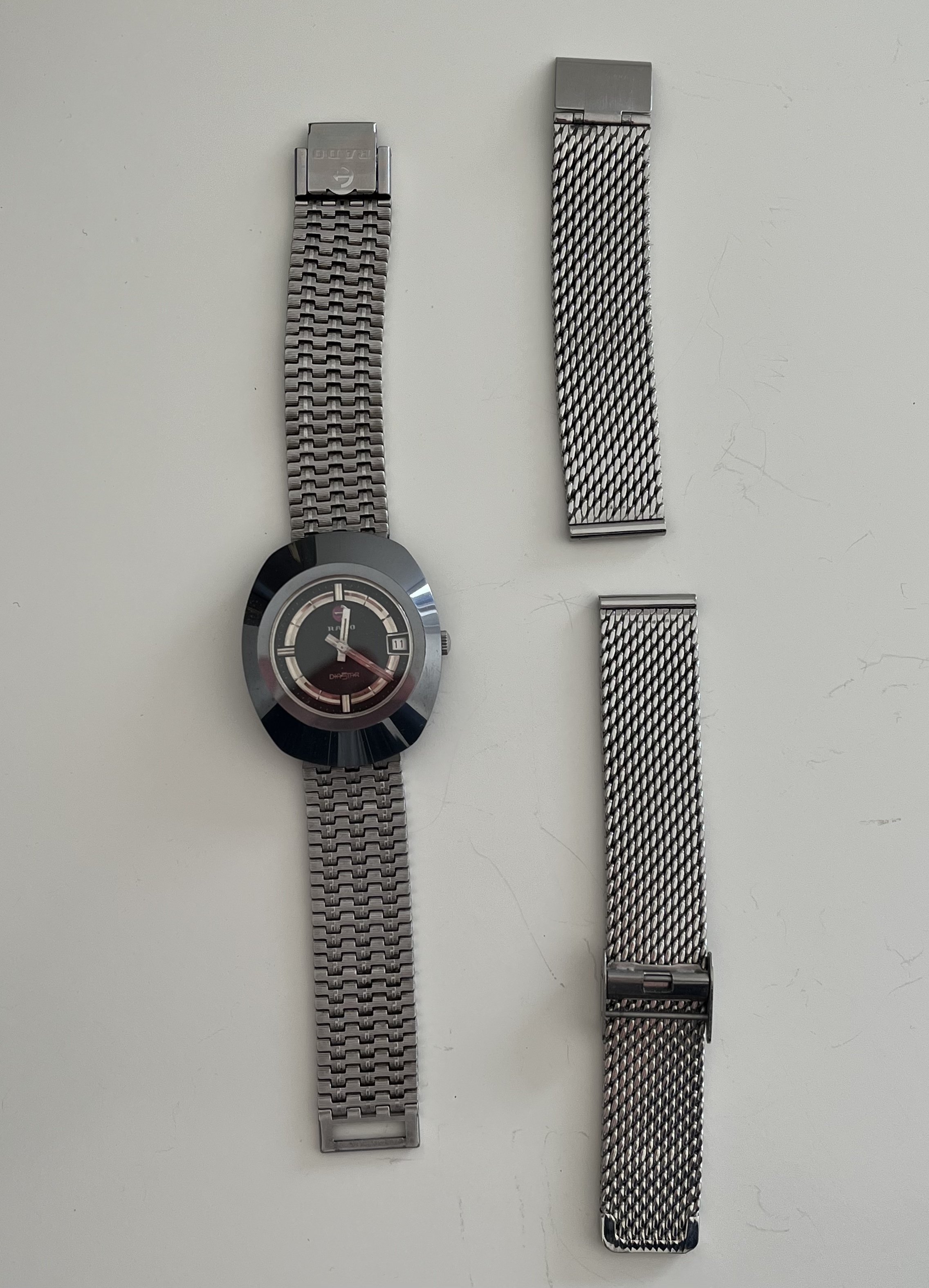 Rado 18mm Stainless Steel Bracelet 1970s 6 34 Fits 8 Wrist for Rs5106  for sale from a Private Seller on Chrono24