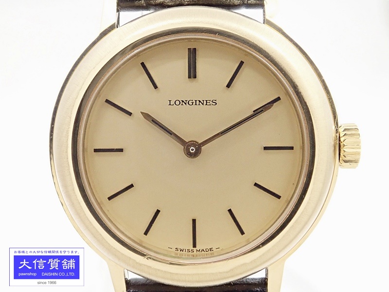 LONGINES Longines Ladies Watch Solid Gold K18 Manual Winding