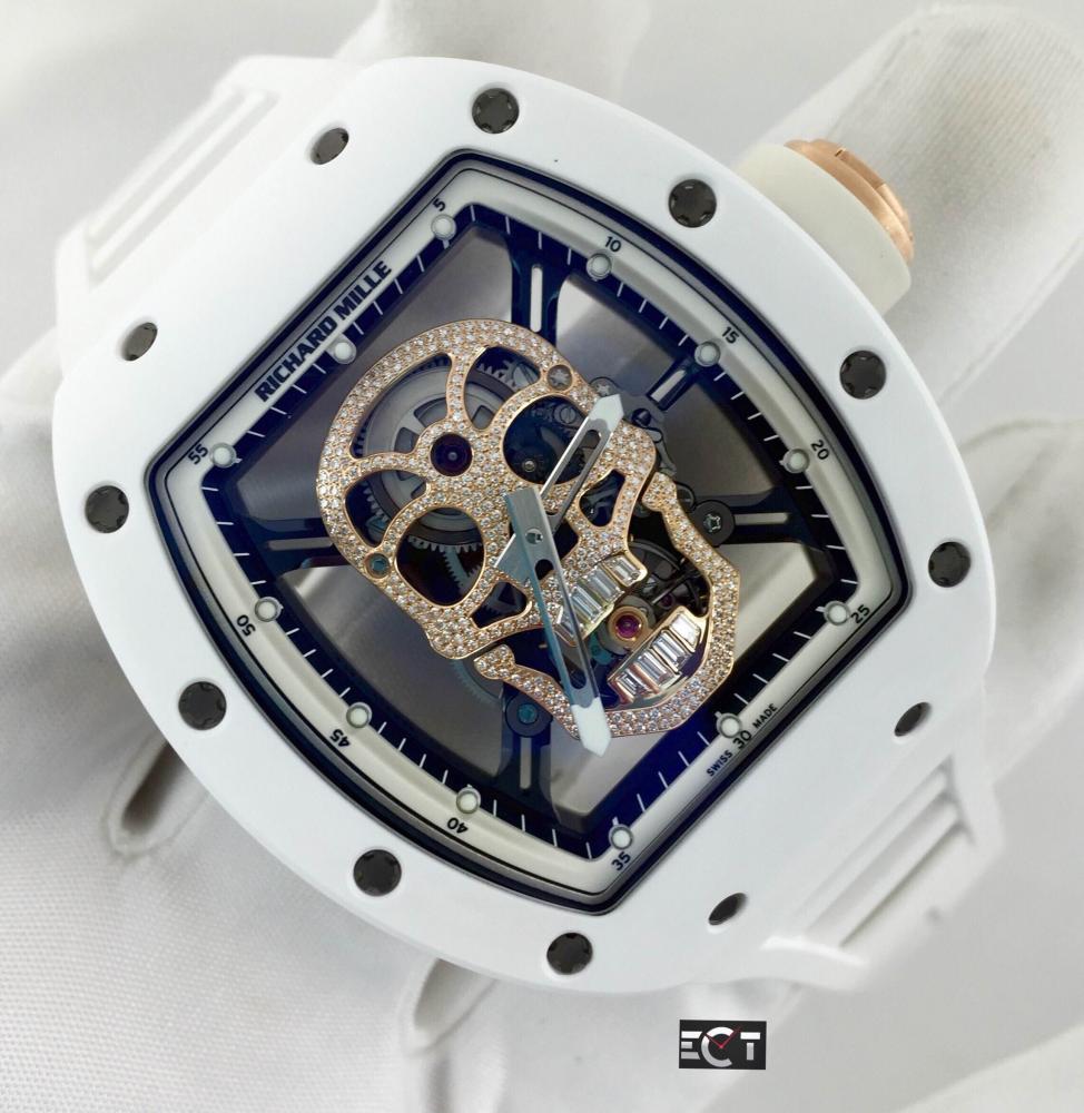 Richard mille 2025 skull white