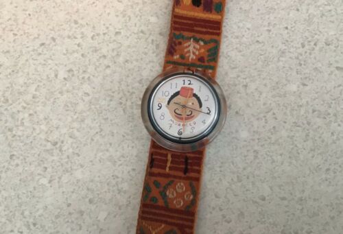 1996 Pop Swatch PMN105 Tappeto Swiss Quartz Watch Morocco