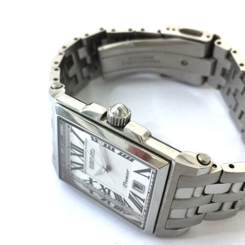 Seiko Premier Quartz Watch 7N32-0DS0 27mm From Japan 007