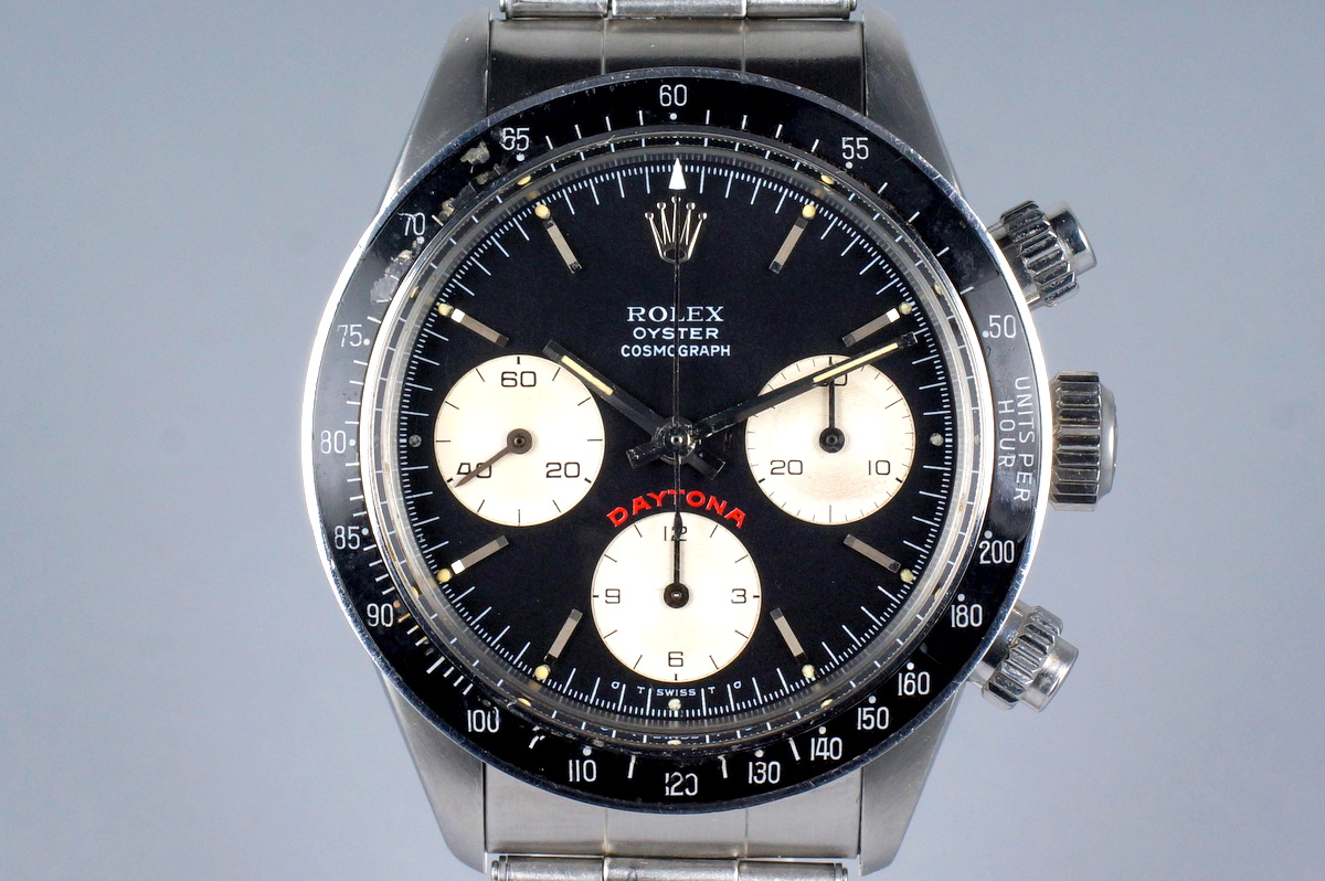 FS: 1975 Rolex Daytona 6263 Black Sigma Red Dial with RSC Papers | WatchCharts