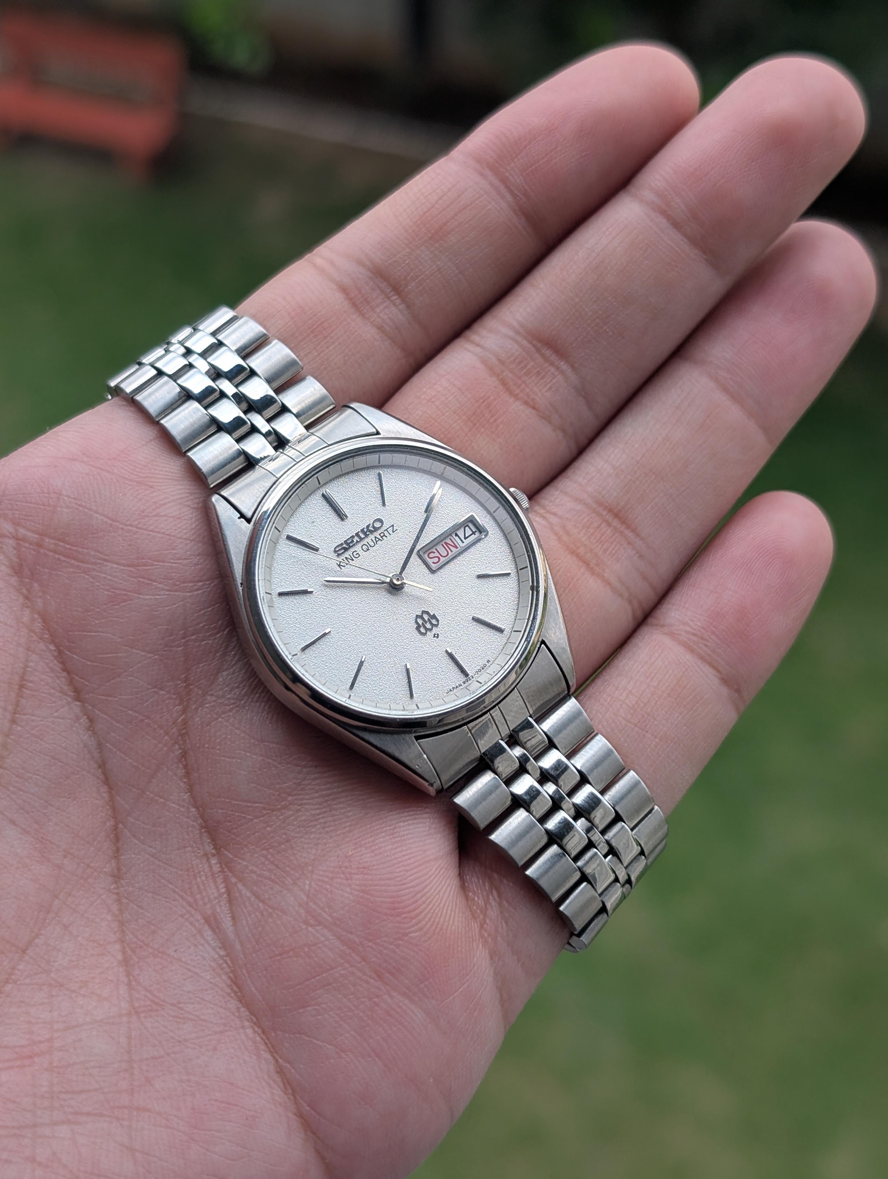 WTS] Seiko King Quartz 9923-7020, Twin Quartz, Sand Dial, Original 