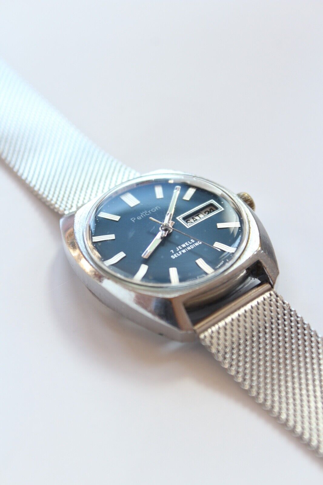 Vintage PENCRON 17 Jewels Automatic Day-Date Men\'s Wristwatch Stainless Steel il_340x270.3686922614_fd1i.jpg main image 4