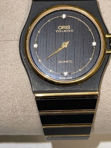 Vintage Quartz watch ORIS Toledo 7162 Swiss Made Not Working