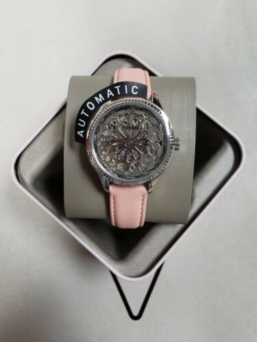 Fossil Rye Automatic Pink Leather Watch BQ3807 | WatchCharts