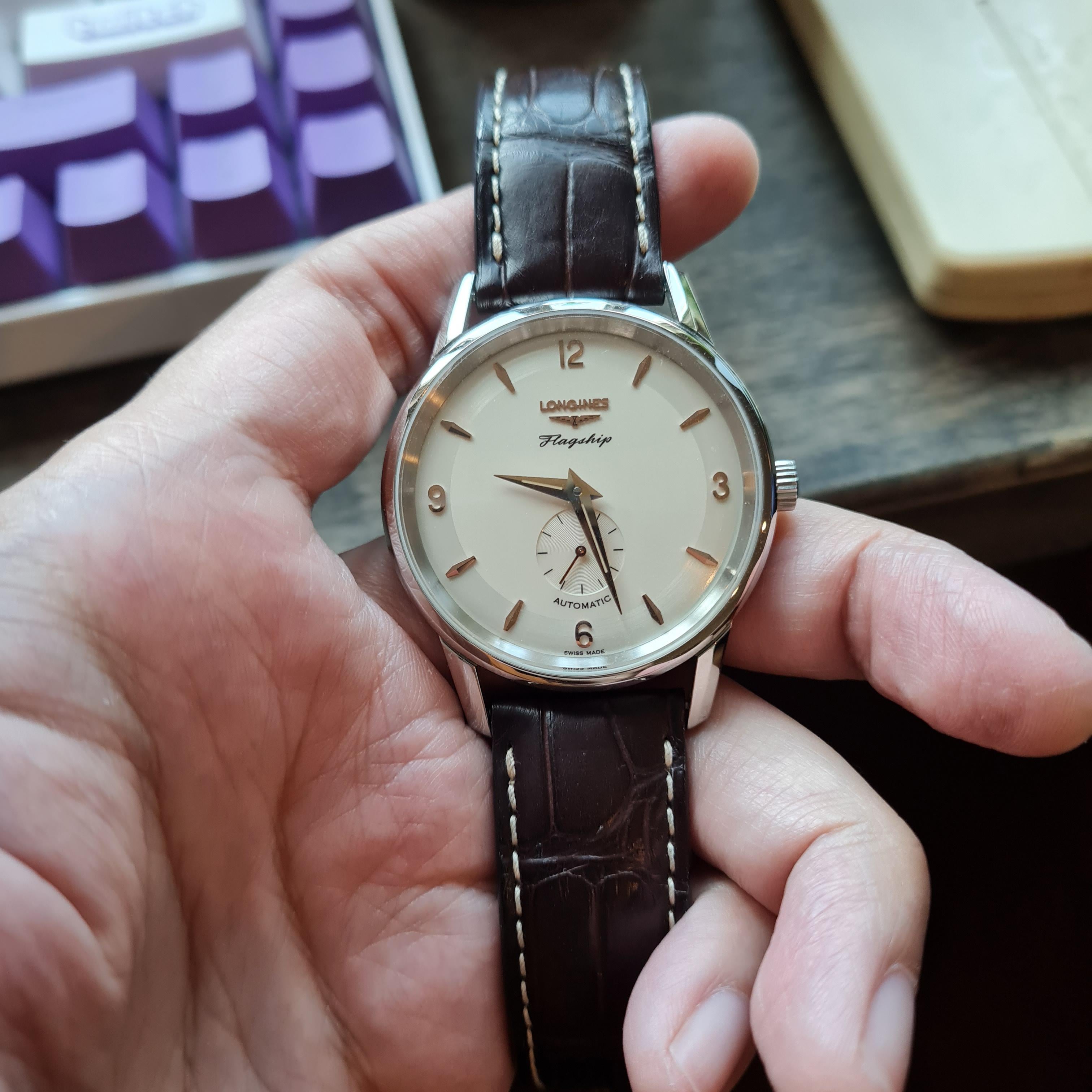 WTS Longines Flagship Heritage 60th Anniversary 1957 2017 ref. L4.817.4 WatchCharts Marketplace