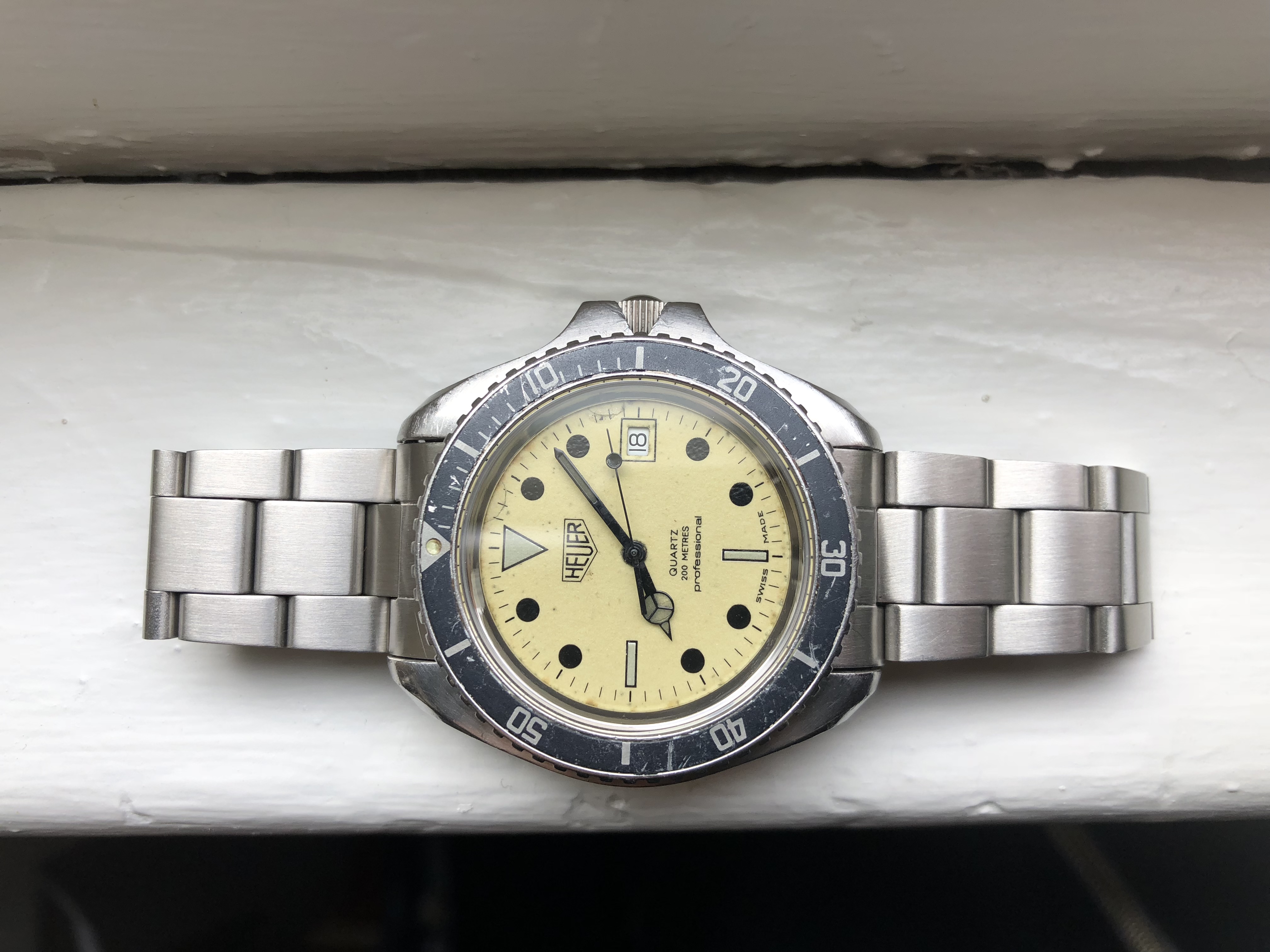 FS Heuer 980.032 Vintage 80s Night Diver SERVICED WatchCharts