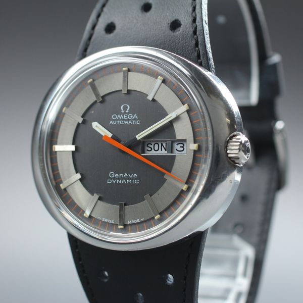 [Near MINT] Vintage Omega Geneve Dynamic Tool 107 Man's Automatic From ...