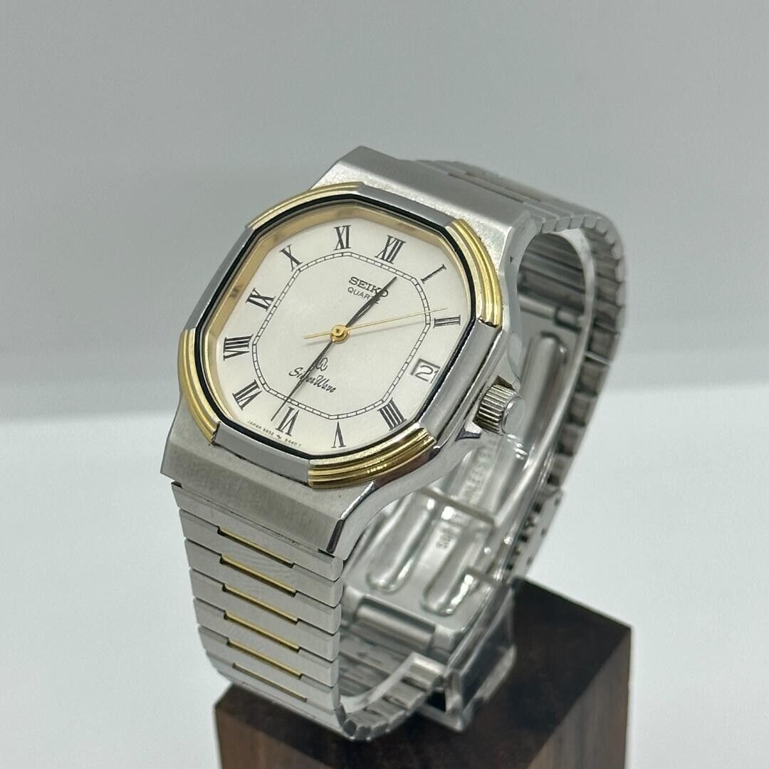 Seiko SilverWave 5932-5280 Men's Watch Quartz Rare Vintage USED