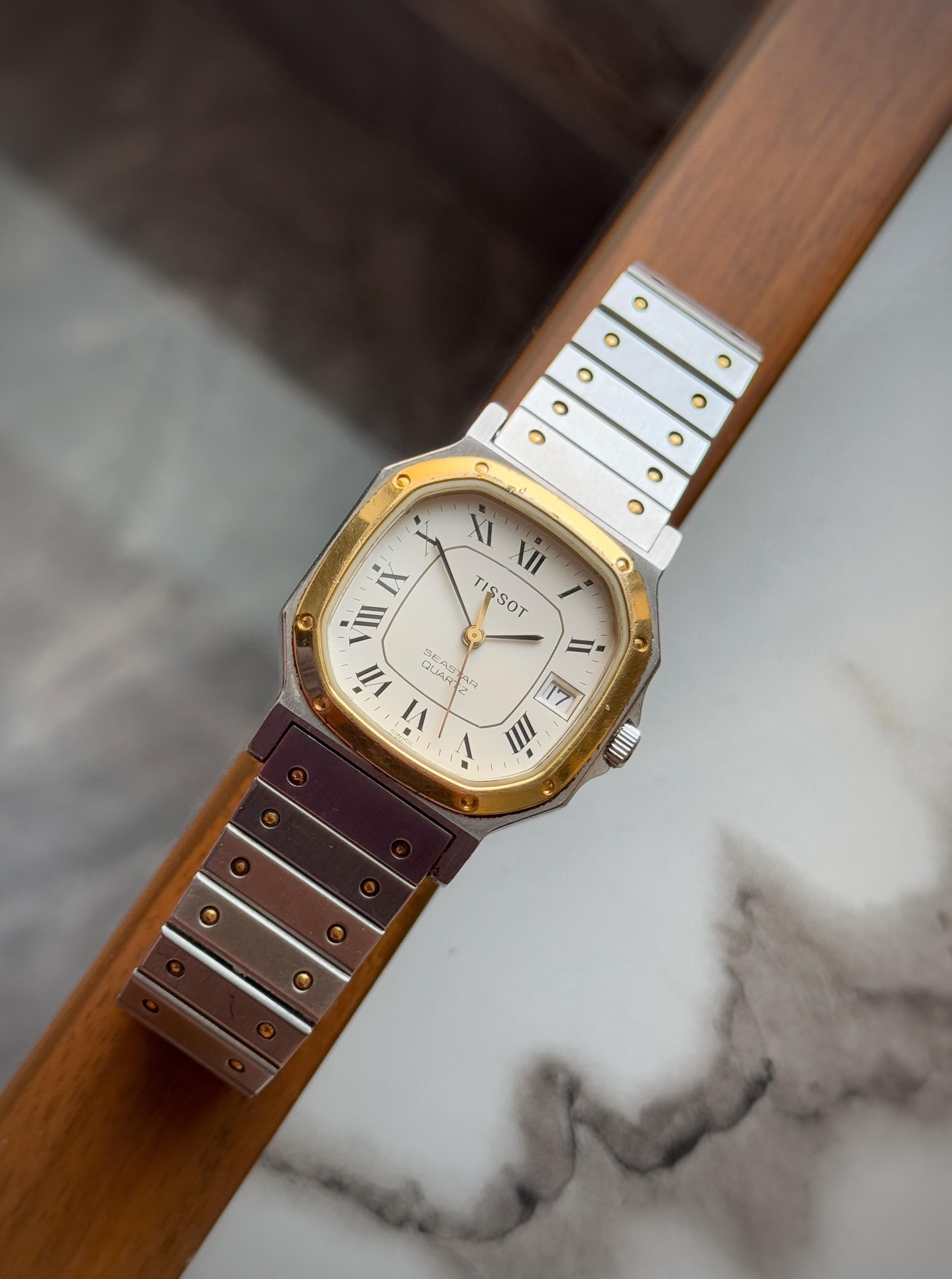 TISSOT シースター tank サントス C350-C 稼働品