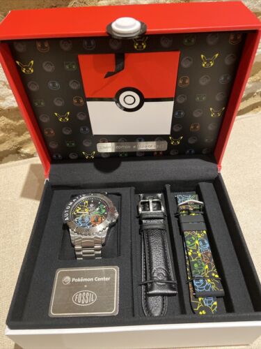 Pokémon Center × Fossil: Kanto First Partners Rose Gold Stainless