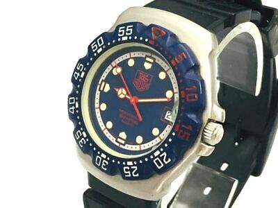 TAG HEUER Watch 370 513 Formula 1 Blue Quartz St.Steel Date 