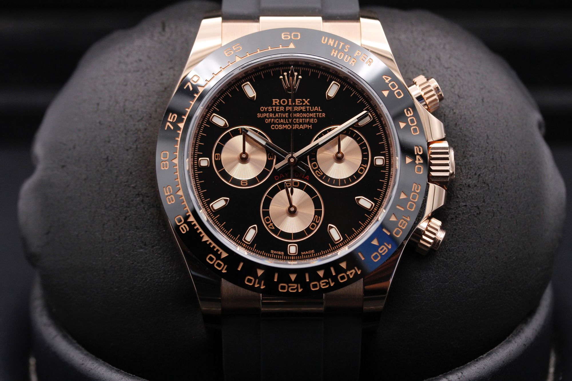 FSOT Rolex Daytona 116515LN Black Rose Gold 40mm Mint