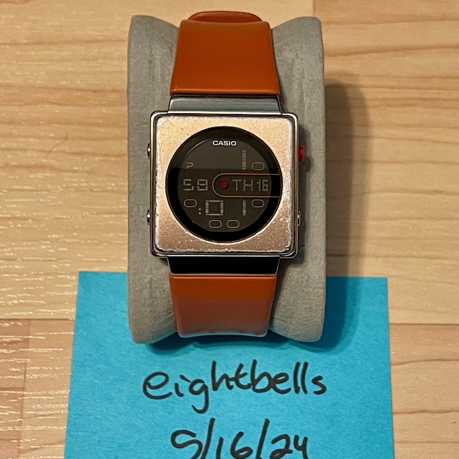 WTS] Casio Futurist LA-2001-5A Digital Watch 2999 Module Negative