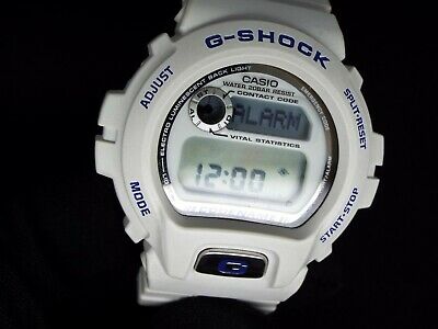 CASIO◇クォーツ腕時計/アナログ/ナイロン/WHT/WHT/DW-6697