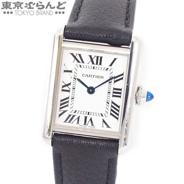 Cartier Cartier tank must watch SM watch wristwatch ladies battery type