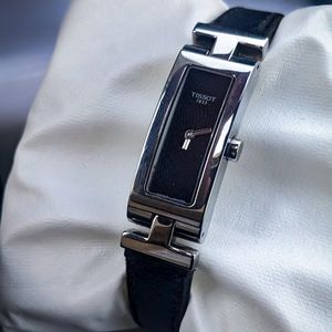 Tissot Ladies Watch Equi-T Stainless Case Black Dial Genuine
Leather Strap Rare ladies_tissot_tradition_5.  main image 4