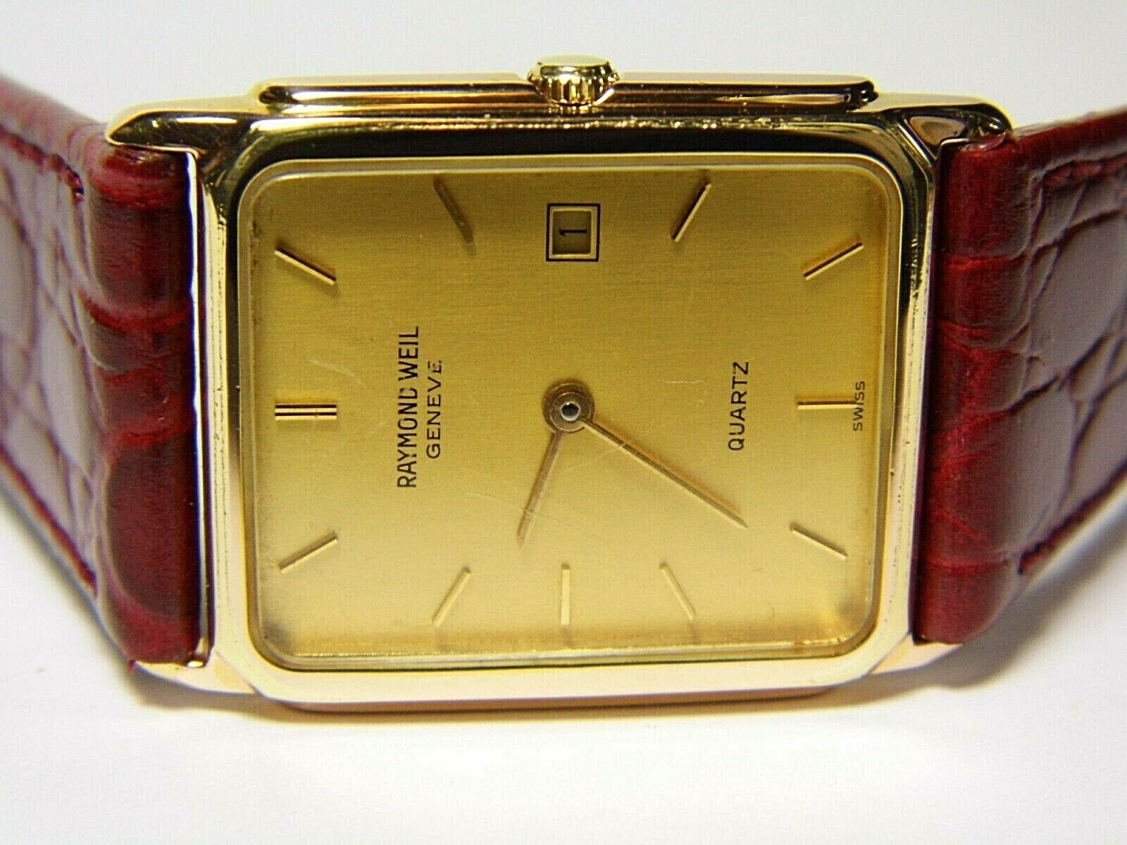 RAYMOND WEIL 5600 90 S VINTAGE 18K GOLD ELECTROPLATED SWISS MADE