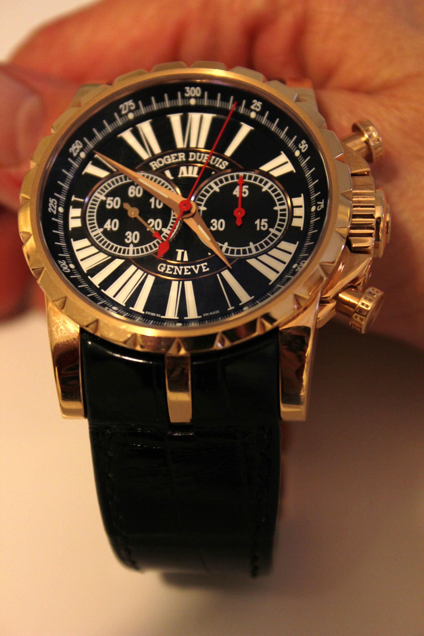 Roger dubuis best sale excalibur rose gold