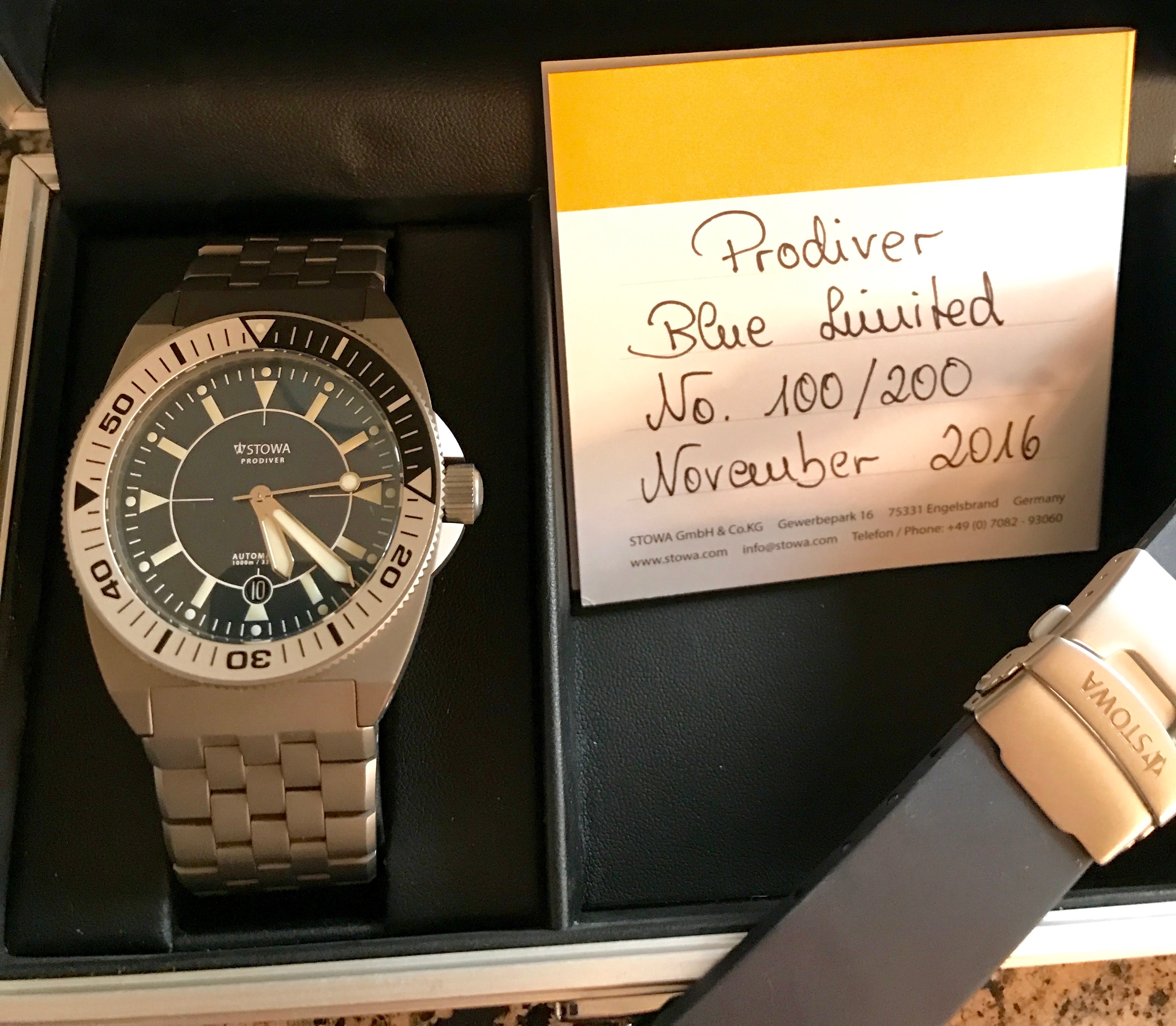 Stowa hot sale prodiver blue