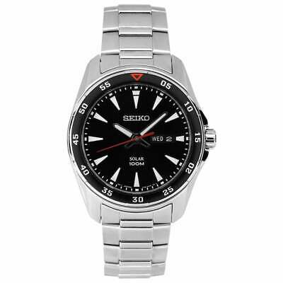 Seiko SNE393P1 100mwr Stainless Steel Day/Date 100m Watch RRP £199 | WatchCharts