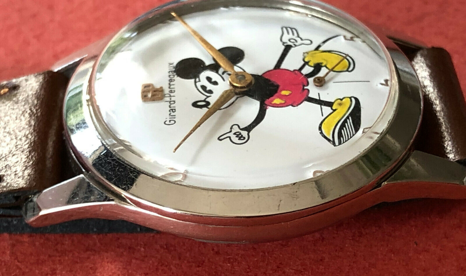 VINT GIRARD PERREGAUX MICKEY MOUSE DIAL Ca 49 NO RESERVE PRICE