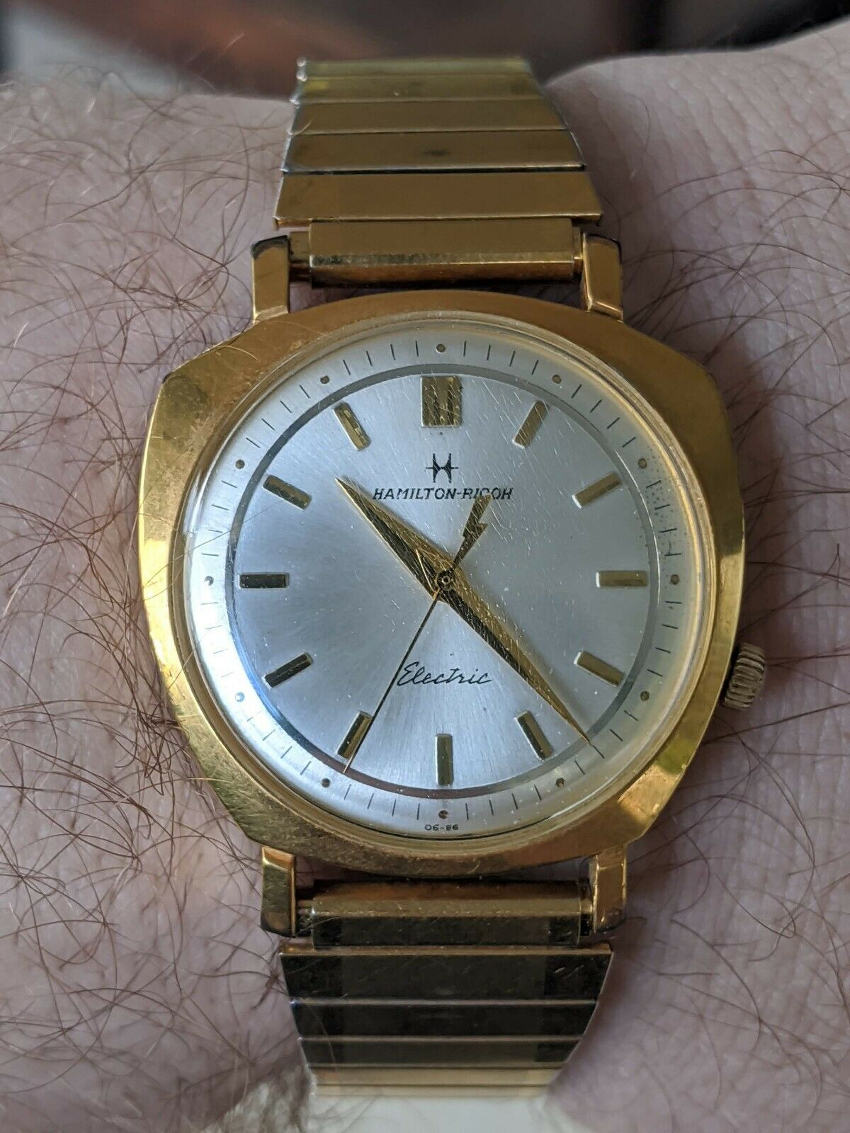 Vintage '60s Hamilton-Ricoh Electric Watch, 555, E1002 Asymmetric