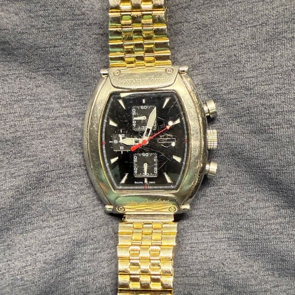 Harley Davidson Bulova Watch Gold & Silver Color - Used | WatchCharts ...