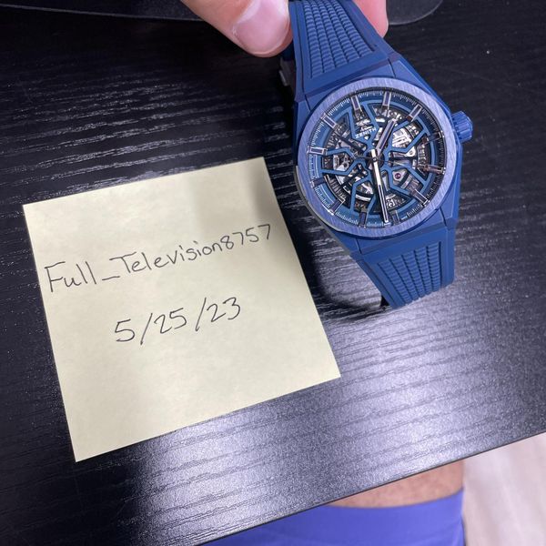 ZENITH] Defy Classic blue ceramic skeleton : r/Watches