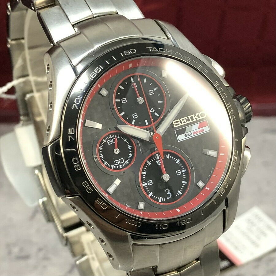 セイコー 腕時計 クロノグラフ 500本限定 BAR Honda 7T92-0GJ0